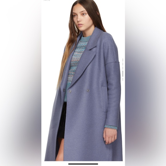 Harris Wharf London over sized fitted coat. - Picture 3 of 7